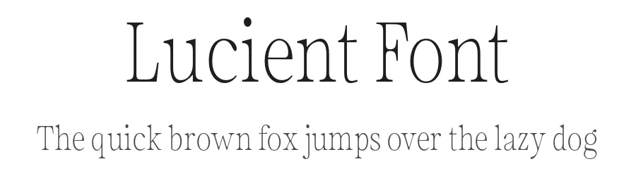 Lucient Font by Nia Typework — Serif Font