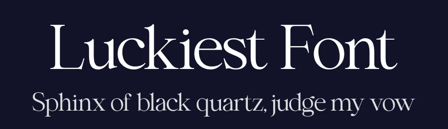 Luckiest Font by Krismagraph — Serif Font — thumbnail 2