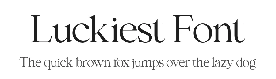 Luckiest Font by Krismagraph — Serif Font