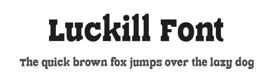 Luckill Font by roomspace.cl — Serif Font