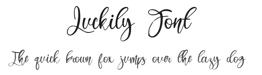 Luckily Font by Permanastudio — Script Handwritten Font