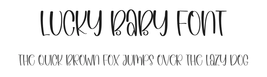 Lucky Baby Font by inermediaSTUDIO — Display Font