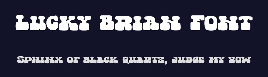 Lucky Brian Font by bearydsgn — Decorative Font — thumbnail 2