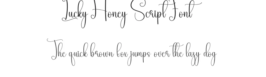 Lucky Honey Script Font by creativeletter — Script Handwritten Font