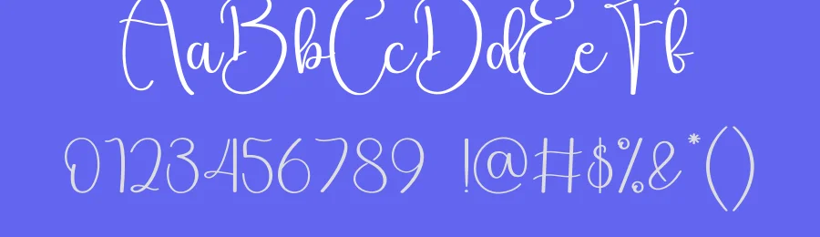 Lucky Love – Modern Simple Font by creativeletter — Script Handwritten Font — thumbnail 3