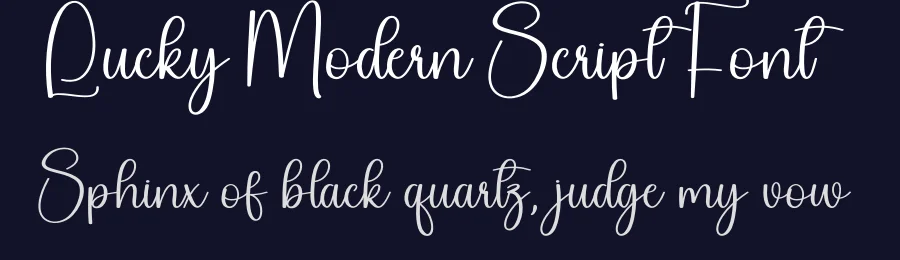 Lucky Modern Script Font by creativeletter — Script Handwritten Font — thumbnail 2