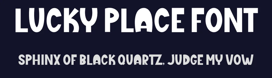 Lucky Place Font by FreshType INK — Display Font — thumbnail 2