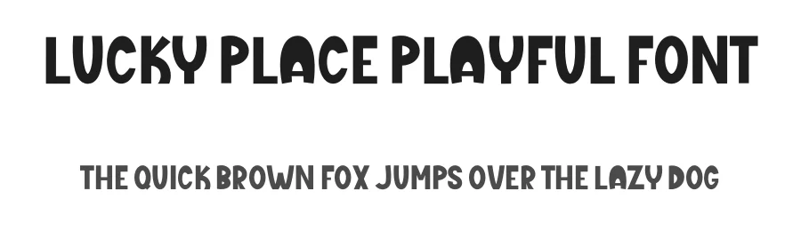Lucky Place Playful Font by freshtypeink — Display Font