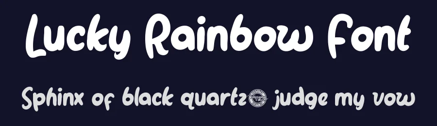 Lucky Rainbow Font by CalligraphyFonts.net — Script Handwritten Font — thumbnail 2