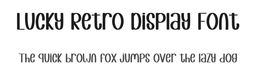 Lucky Retro Display Font by inermediaSTUDIO — Display Font