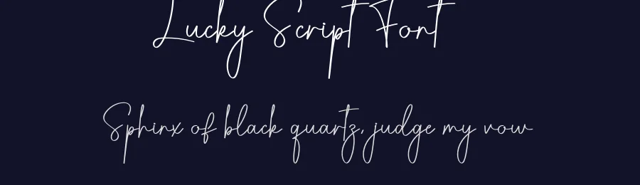Lucky Script Font by creativeletter — Script Handwritten Font — thumbnail 2
