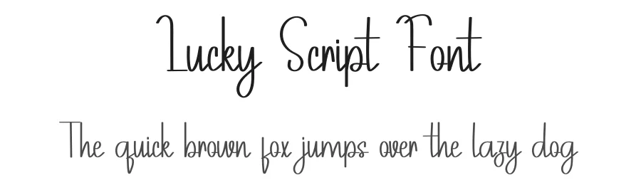 Lucky Script Font by inermediaSTUDIO — Script Handwritten Font