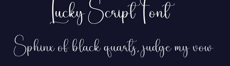 Lucky Script Font by creativeletter — Script Handwritten Font — thumbnail 2