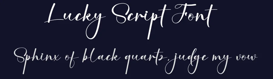 Lucky Script Font by creativeletter — Script Handwritten Font — thumbnail 2