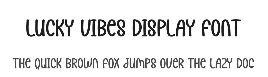Lucky Vibes Display Font by andikastudio — Display Font