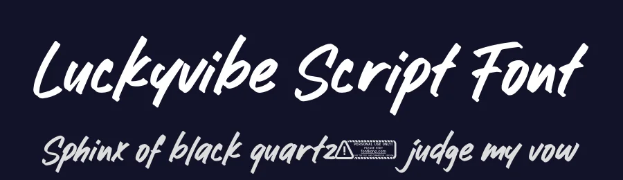 Luckyvibe Script Font by overlaytemplates — Script Handwritten Font — thumbnail 2