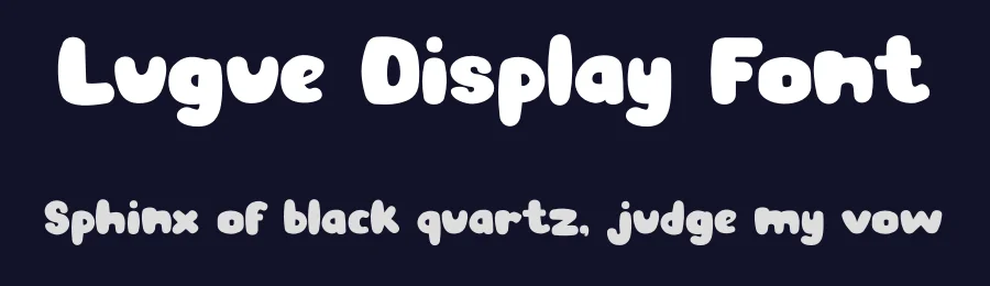 Lugue Display Font by Pinisi ART — Display Font — thumbnail 2