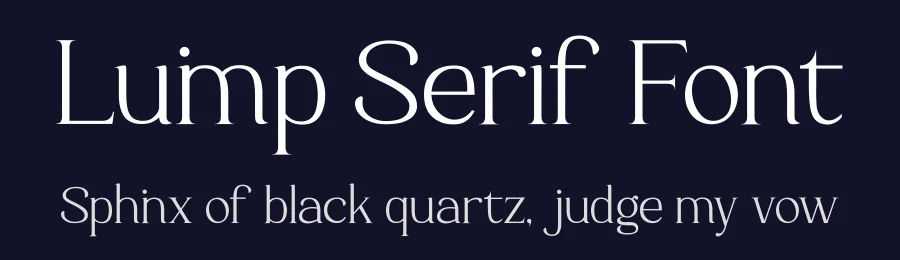 Luimp Serif Font by fontkong — Serif Font — thumbnail 2