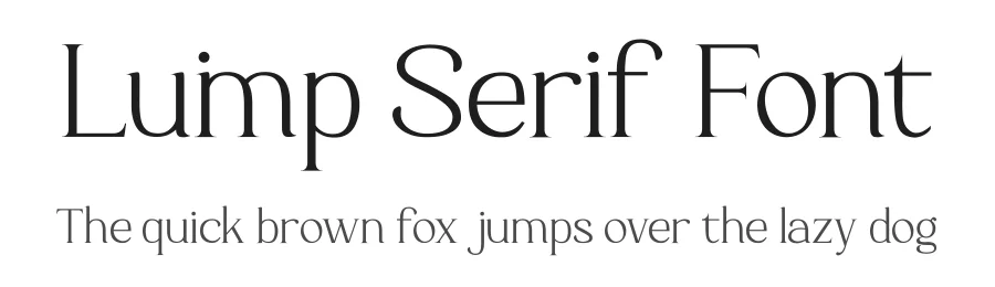 Luimp Serif Font by fontkong — Serif Font
