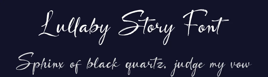 Lullaby Story Font by Denustudios — Script Handwritten Font — thumbnail 2