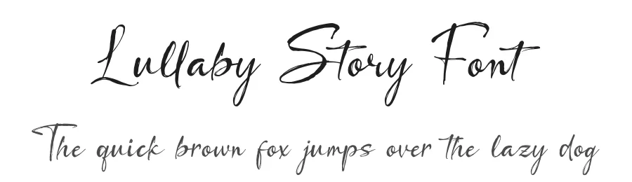 Lullaby Story Font by Denustudios — Script Handwritten Font