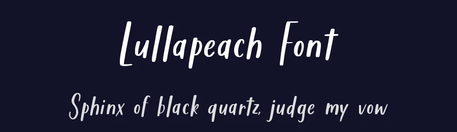 Lullapeach Font by Allouse.Studio — Display Font — thumbnail 2
