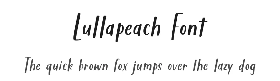 Lullapeach Font by Allouse.Studio — Display Font