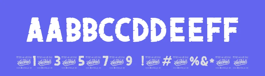 Lumbero – Wood Textured Sans Font by Almarkha Type — Decorative Font — thumbnail 3