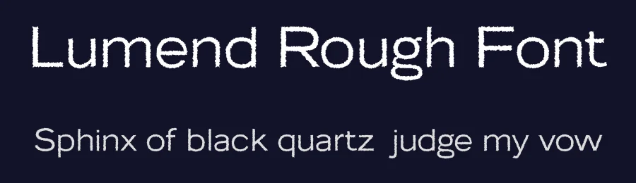 Lumend Rough Font by craftsupplyco — Sans Serif Font — thumbnail 2