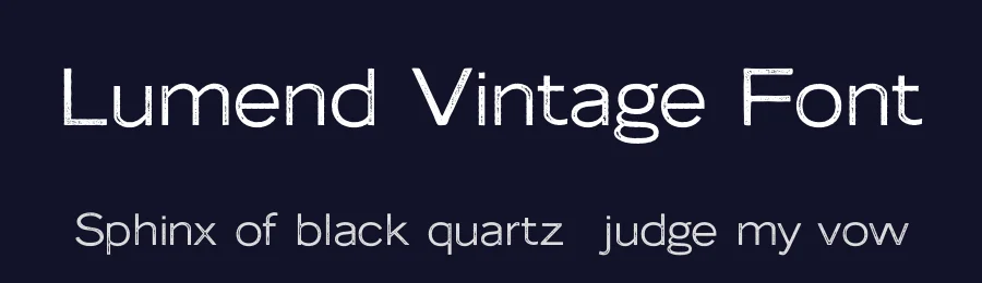 Lumend Vintage Font by craftsupplyco — Sans Serif Font — thumbnail 2