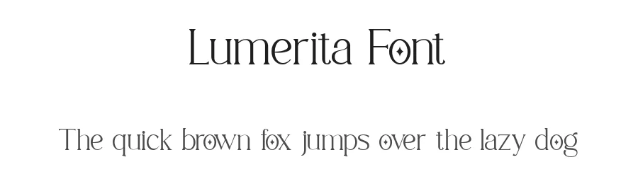 Lumerita Font by Fontliner — Display Font
