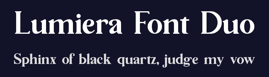 Lumiera Font Duo by 24Design Studios — Serif Font — thumbnail 2