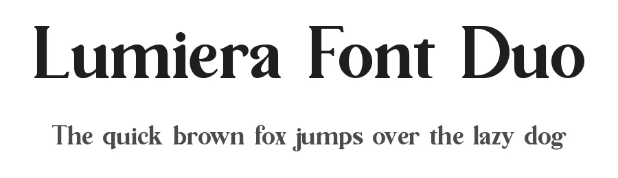 Lumiera Font Duo by 24Design Studios — Serif Font