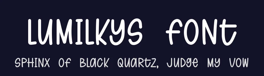Lumilkys Font by qwrtype — Decorative Font — thumbnail 2