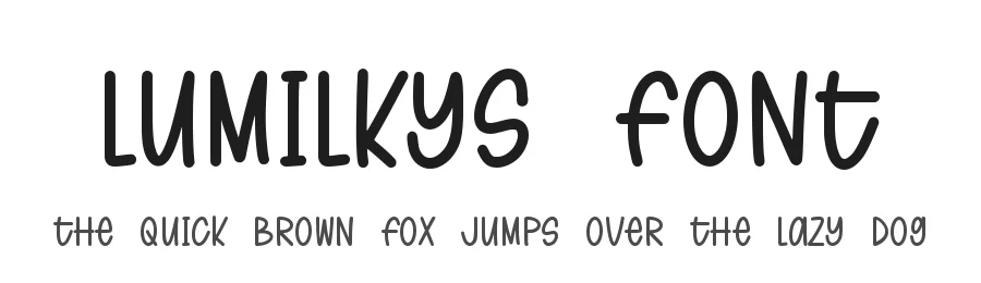 Lumilkys Font by qwrtype — Decorative Font