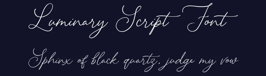 Luminary Script Font by Inviline.co — Script Handwritten Font — thumbnail 2
