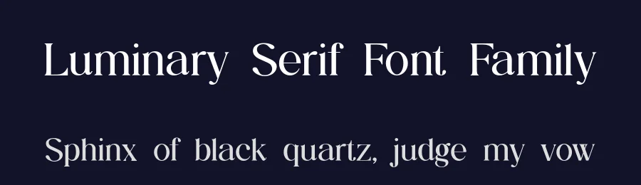 Luminary Serif Font Family by UICreative — Serif Font — thumbnail 2