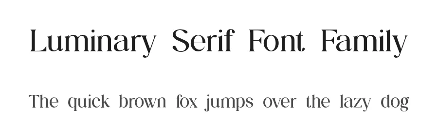 Luminary Serif Font Family by UICreative — Serif Font