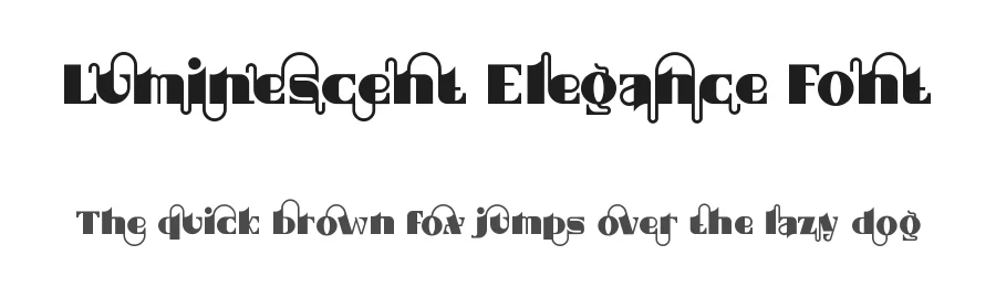 Luminescent Elegance Font by erifqizefont — Display Font