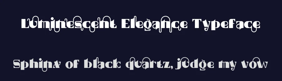 Luminescent Elegance Typeface by erifqizefont — Serif Font — thumbnail 2