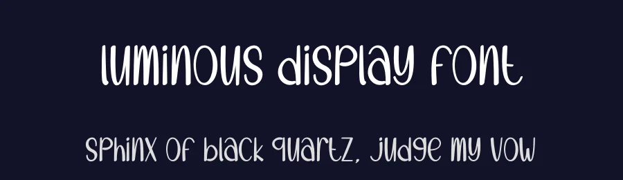 Luminous Display Font by andikastudio — Display Font — thumbnail 2