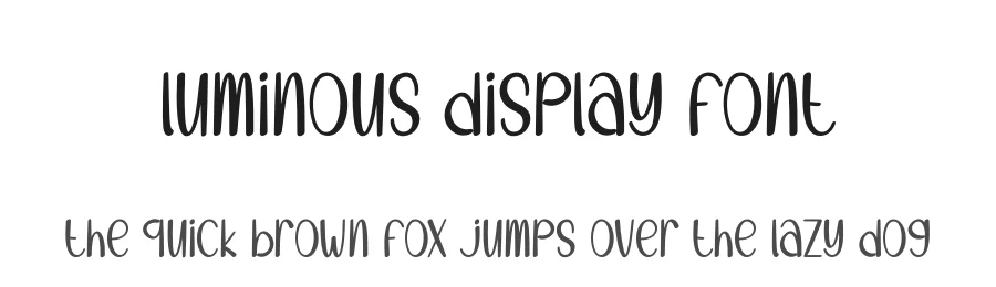 Luminous Display Font by andikastudio — Display Font
