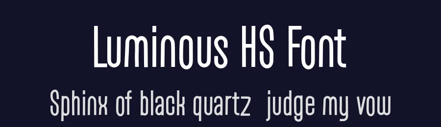 Luminous HS Font by Hannabie Creative — Decorative Font — thumbnail 2