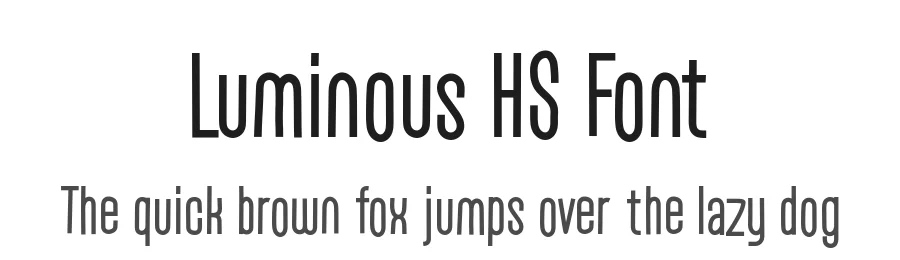 Luminous HS Font by Hannabie Creative — Decorative Font