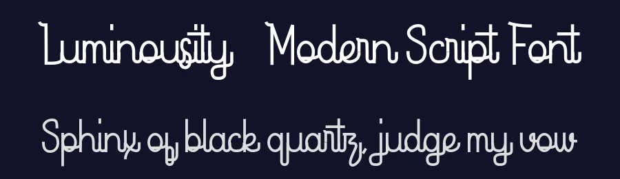 Luminousity – Modern Script Font by inspirasign — Script Handwritten Font — thumbnail 2