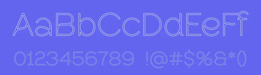 Luminova Soft Outline Font by vpcreativeshop — Sans Serif Font — thumbnail 3