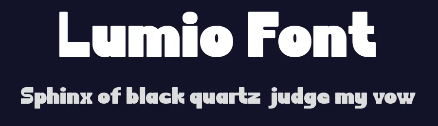 Lumio Font by Fontliner — Display Font — thumbnail 2