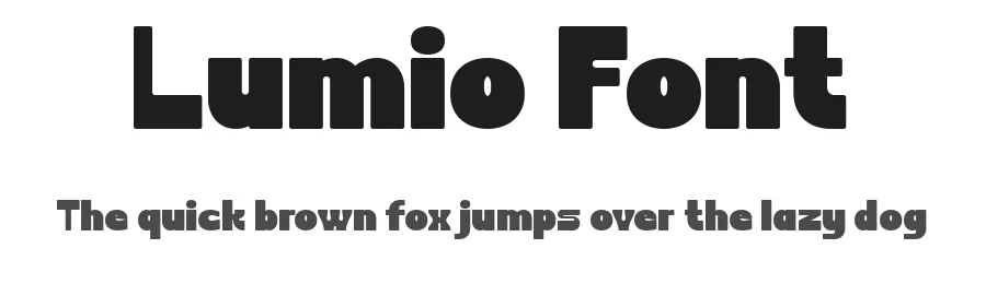 Lumio Font by Fontliner — Display Font