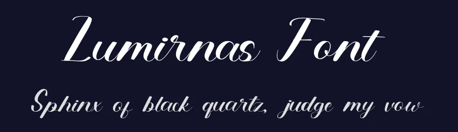 Lumirnas Font by Dhabee — Script Handwritten Font — thumbnail 2