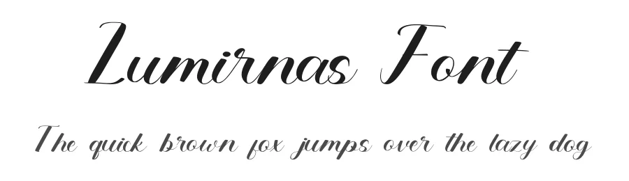 Lumirnas Font by Dhabee — Script Handwritten Font
